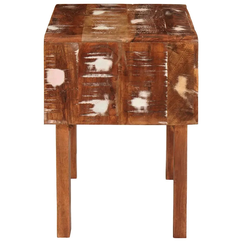 Tavolino Marrone 40 x 32 x 46 cm Legno Recuperato Massello 4104556