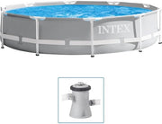 Kit di accessori per piscina a forma di prisma - Premium - 305x76 cm