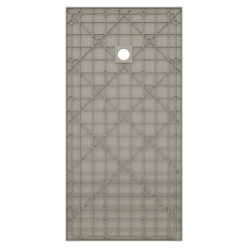 Piatto doccia 90x170 cm colore marrone effetto pietra | Samos