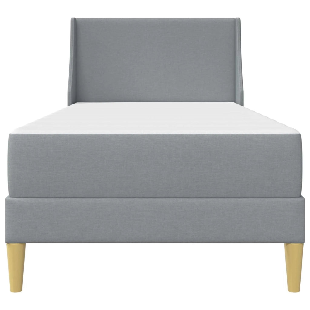 Struttura letto con materasso-Giroletto Grigio chiaro 80x 200 cm