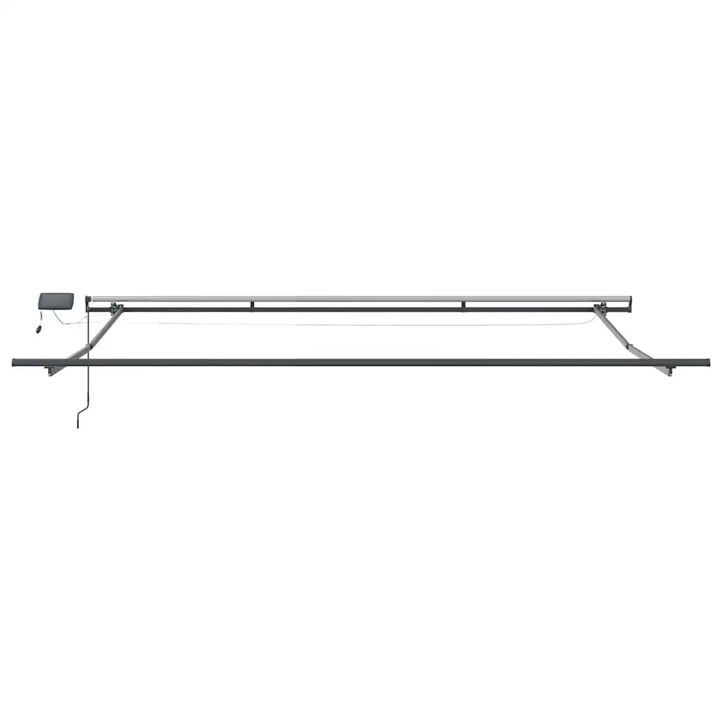 Tenda da Sole con Antracite 4 × 3,5 m Metallo 313245