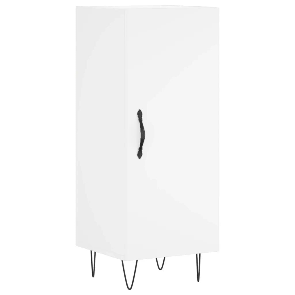 Credenza Bianca 34,5x34x90 cm in Legno Multistrato 828532