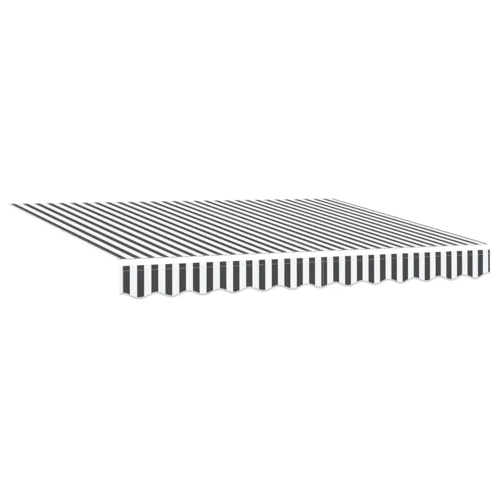 Cornice per Tenda Manuale con LED Antracite e Bianco 3 x 2,5 m 3420807