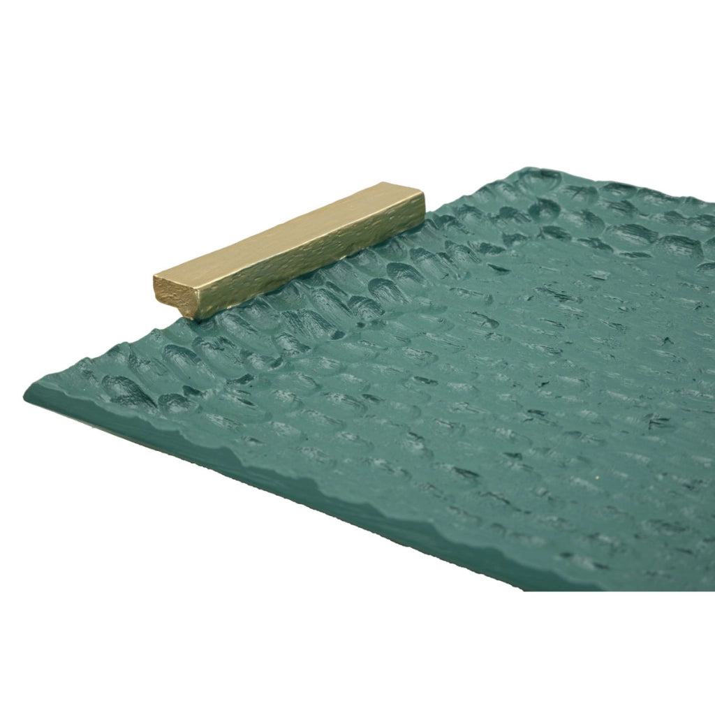Vassoio VKH724, Verde, Poliresina, 3x34x19,5 cm