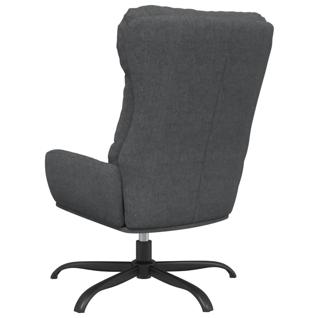 Poltrona Relax Grigio Scuro in Tessuto 341177