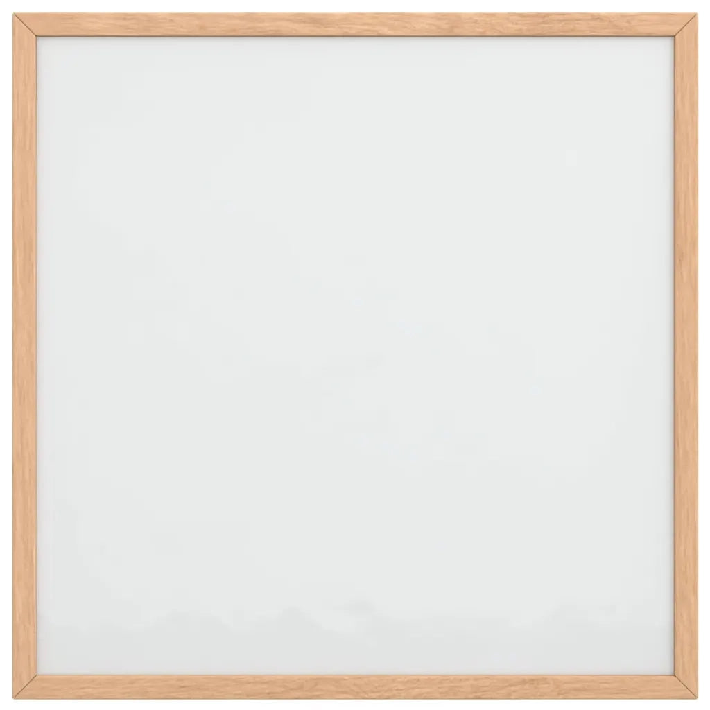 Lavagna Bianca Magnetica con Cornice in Legno di Pino 40x40 cm 4017403