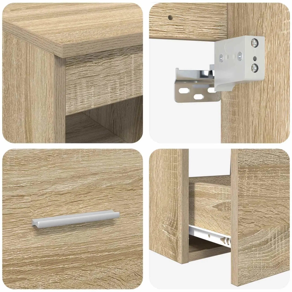 Set di mobili per il bagno 2 pcs Rovere Sonoma 3403922