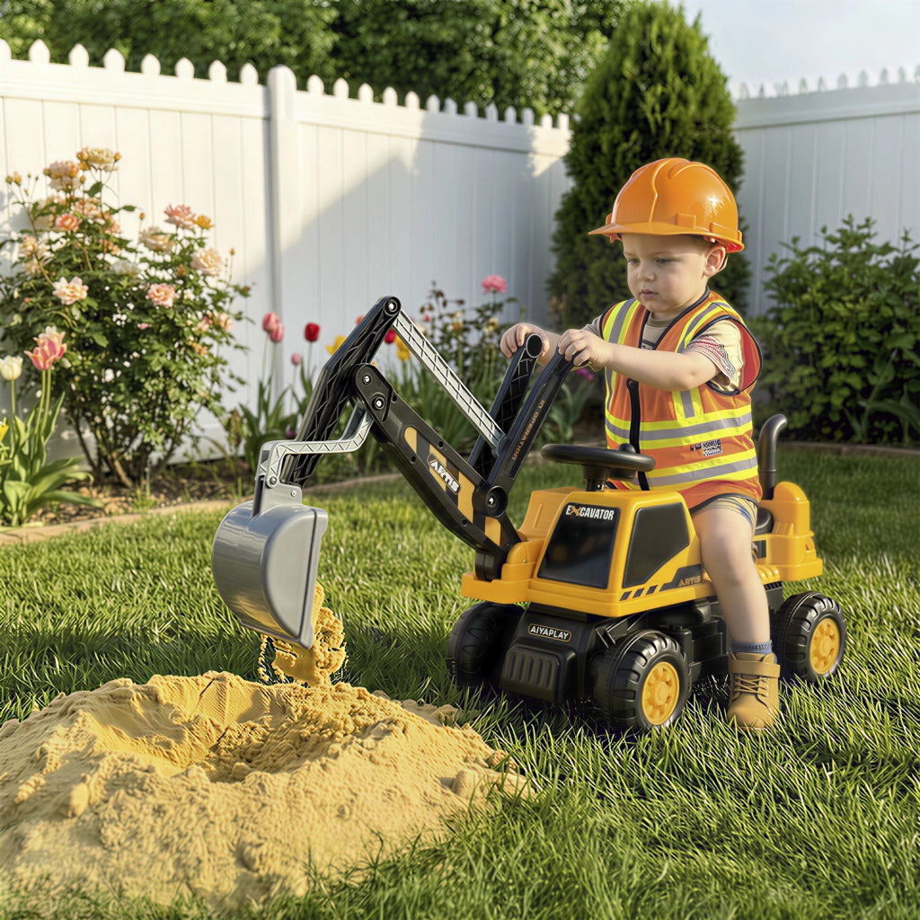 Sedia a dondolo giocattolo per bambini ¨C Minimal ¨C Giallo