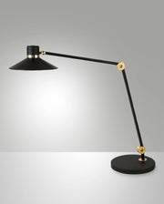 Panarea Lampada da Tavolo LED 10W in Metallo Nero, Design Moderno con Tecnologia CCT Regolabile, Dimmerabile a Tocco, Ideale per Interni