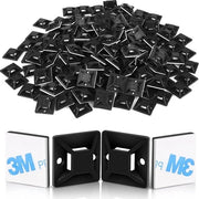 Cablettes autoadesive - 150 pezzi - Supporti base - Clip cavi - Casa - Ufficio.