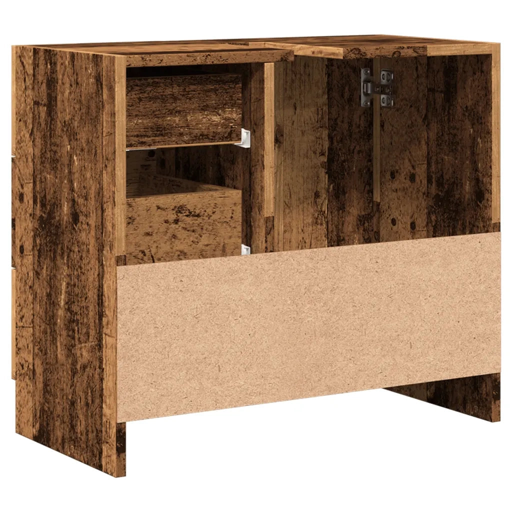 Mobile Sottolavabo Legno Vecchio 63x30x54 cm in Truciolato 858323