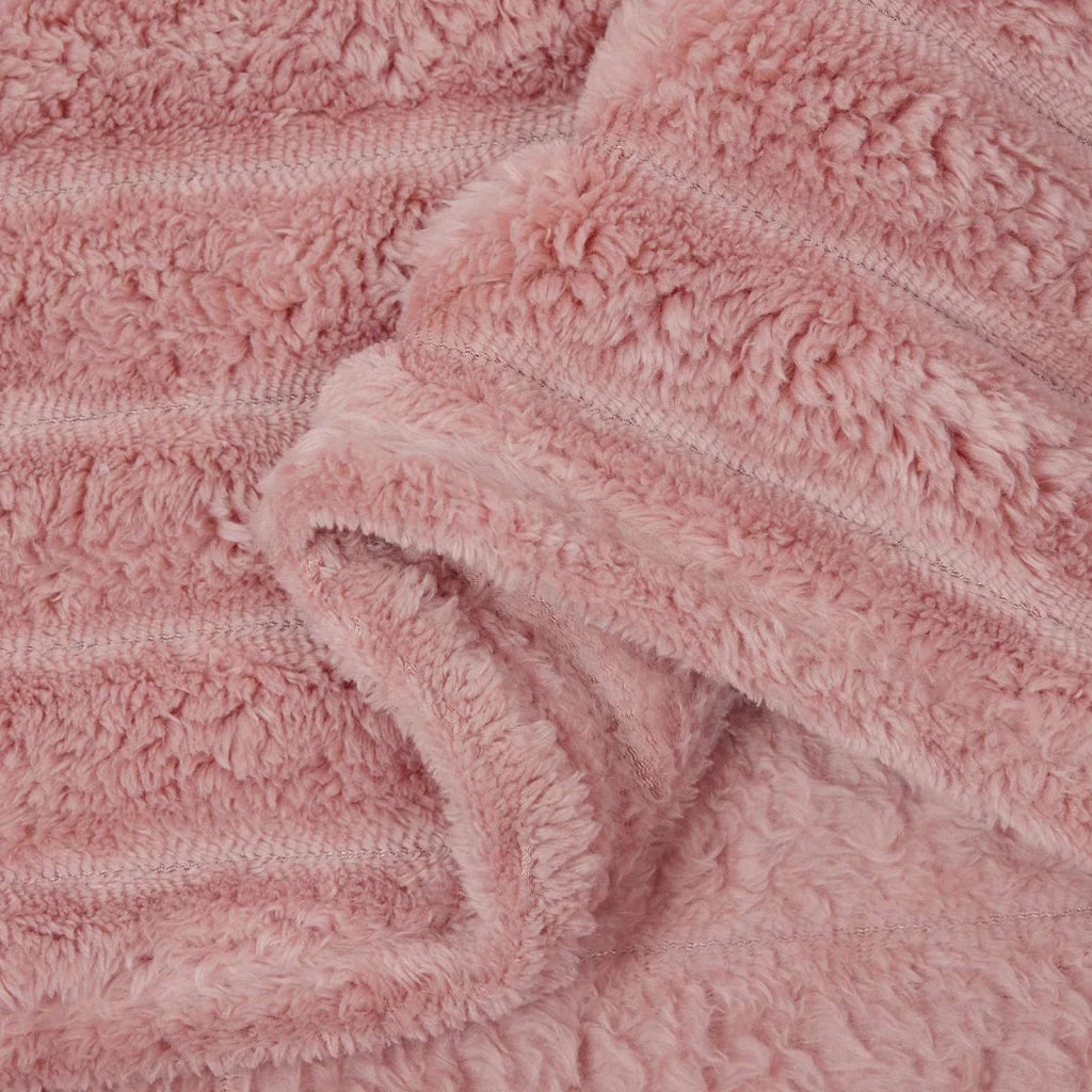 Coperta Rosa 200 x 150 cm Panno