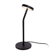 Lampada da tavolo moderna nera curva LED 6W Ibiza Maxlight