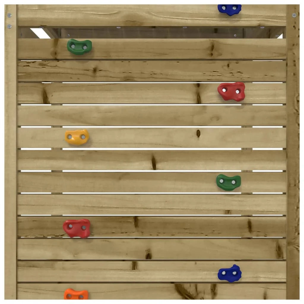 Area giochi all'aperto con altalene scivolo e robuste strutture per arrampicarsi giochi da giardino 246 x 349 x 207 cm legno di pino impregnato 02_0005023