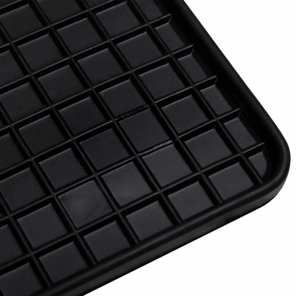 Tappetino per Auto 4 pz Nero Gomma CFW5062805