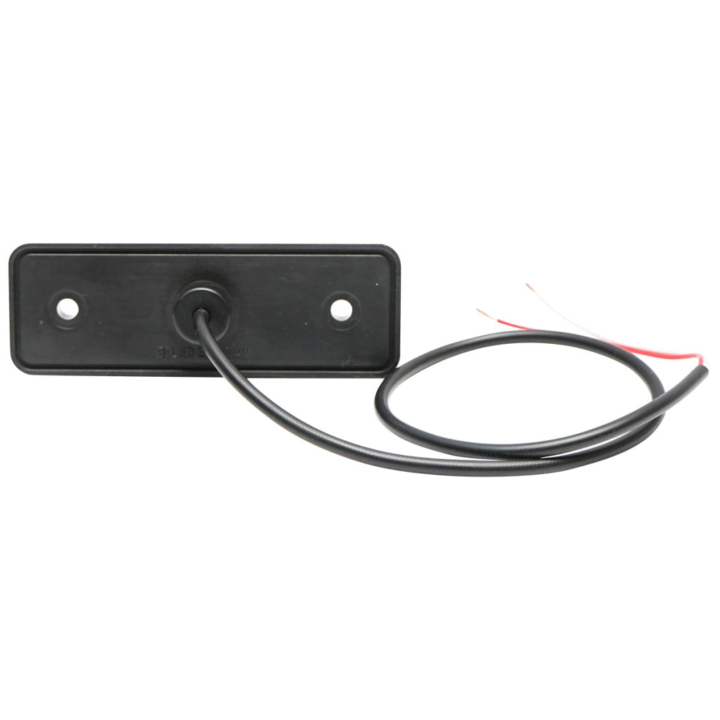 Lampada laterale  con LED portocalio, 12V/24V, Breckner Germany.