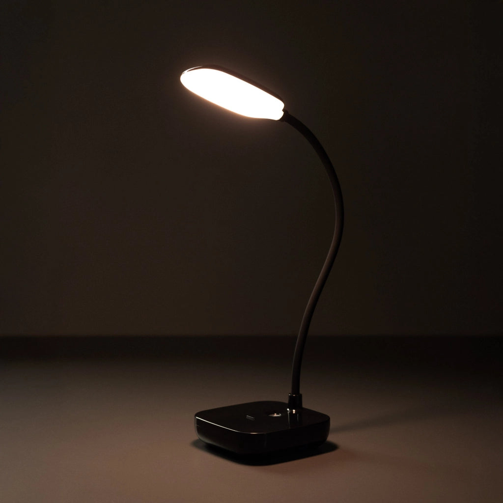 Lampada da scrivania nera flessibile LED 7W Zuma Line