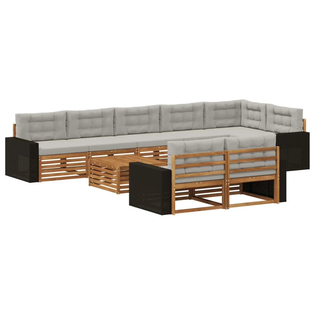 Set di divani da esterno con cuscino 9 pcs 3383544