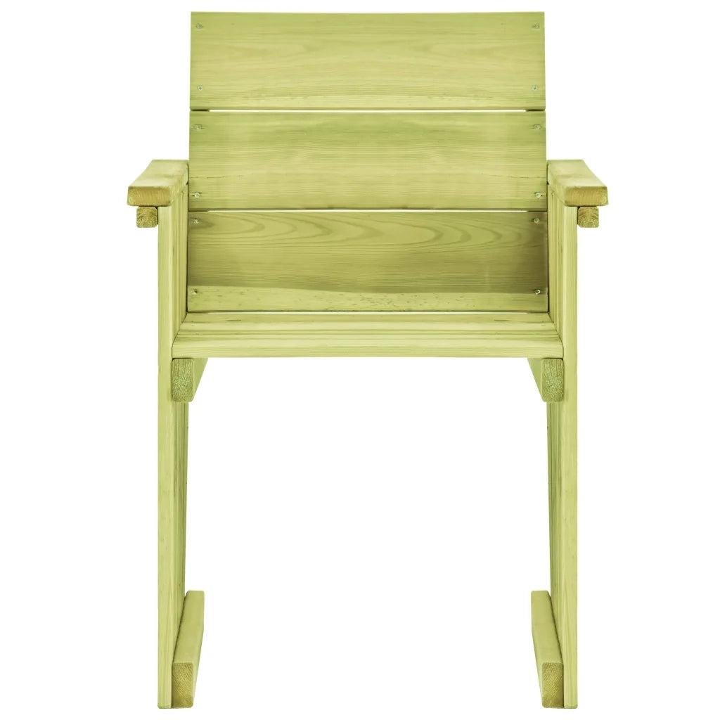 Sedia da Giardino in Legno di Pino Impregnato 49033