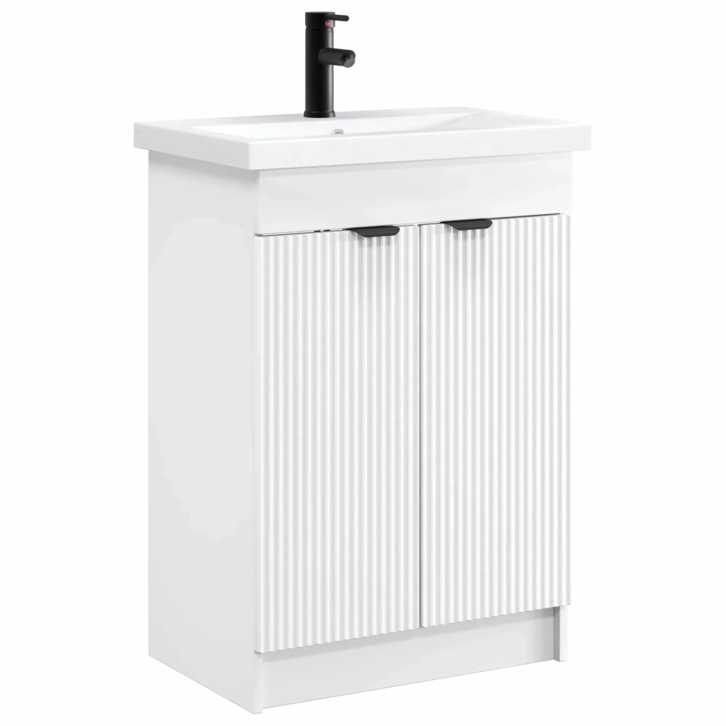 Set di mobili per il bagno Bianco 56 x 37,5 x 81 cm 3404144