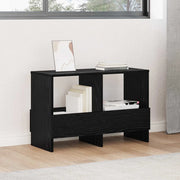 Scaffale per riviste Rovere Nero 68,5 x 30 x 45 cm 890985