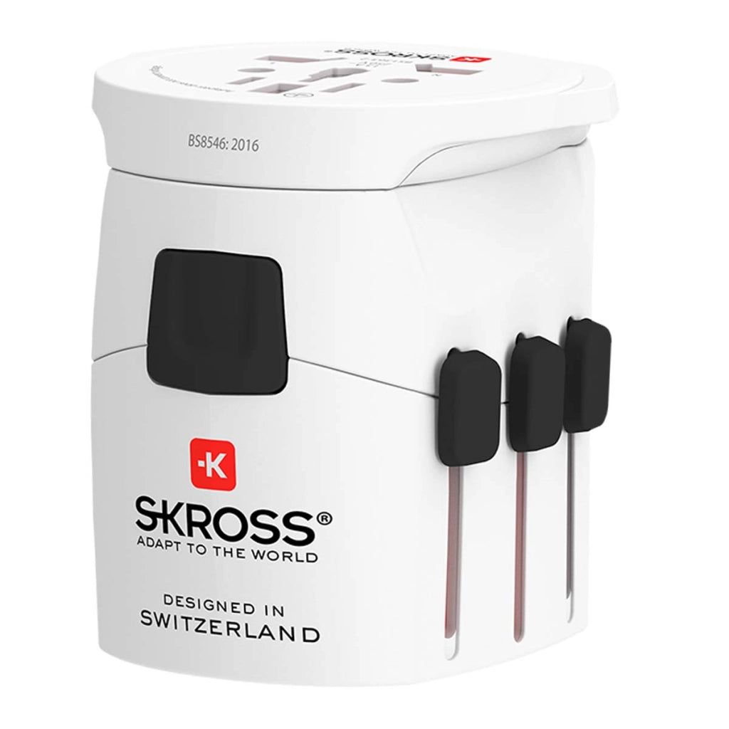Adattatore da viaggio Pro World prese universali Bianco Skross