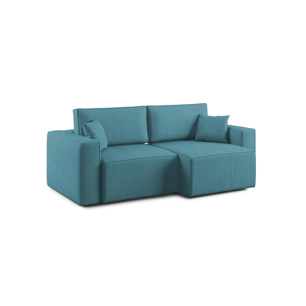Morfeo Divano in tessuto impermeabile 215 cm azzurro