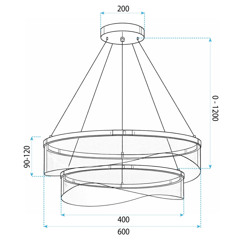 Lampada A Sospensione Da Soffitto G146-2cp Gold
