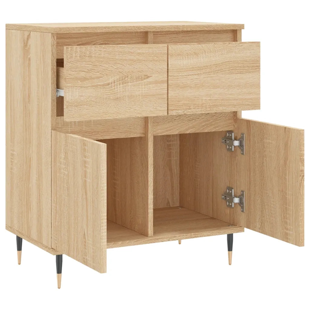 Credenza Rovere Sonoma 60x35x70 cm in Legno Multistrato 831111