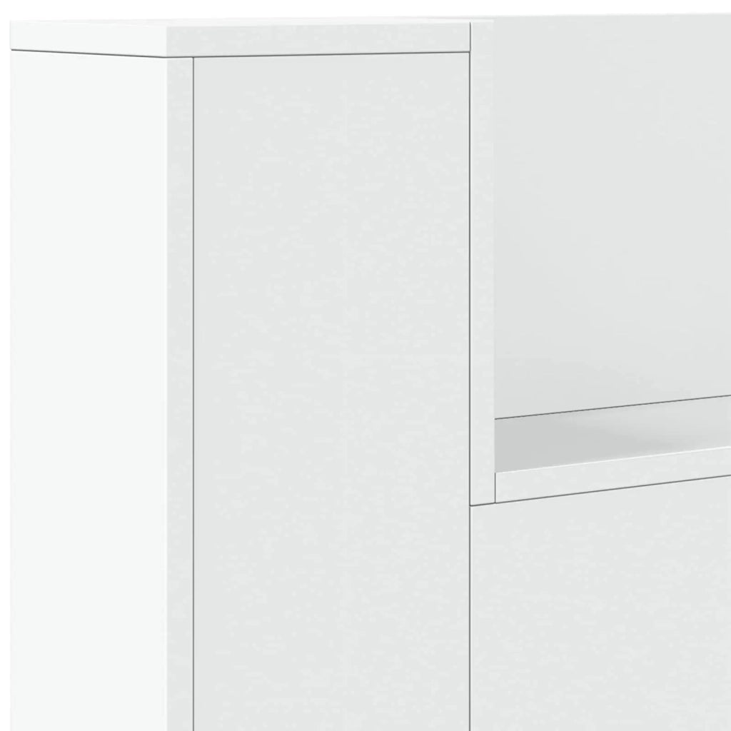 Testata con Mobile e LED Bianco 160 x 16,5 x 103,5 cm 8006541