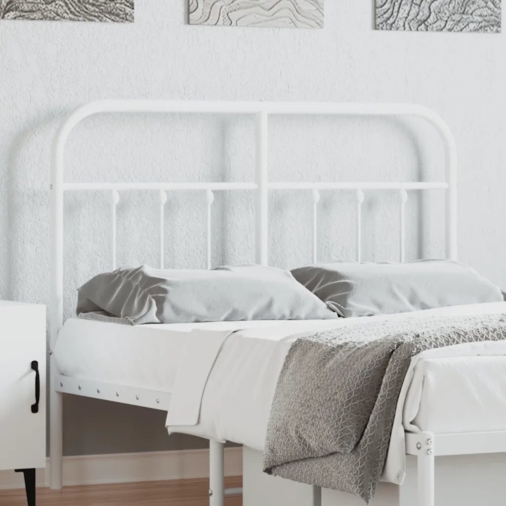 Testiera di Ricambio in Metallo Bianco 120 cm 352658