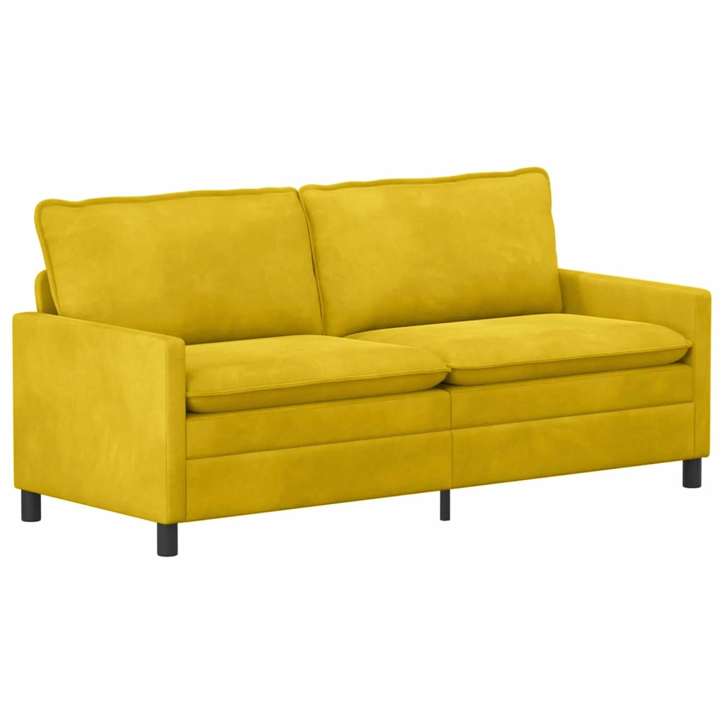 Set di divani 2 pcs Giallo Velluto 3417133
