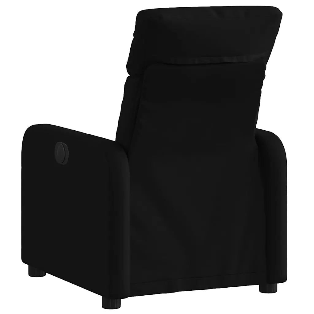 Poltrona Reclinabile in Tessuto Nero 374167