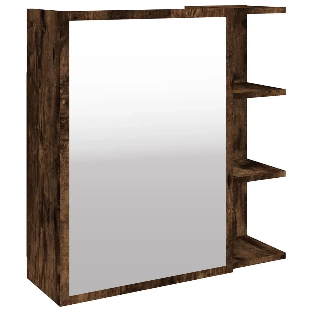 Mobiletto specchio da bagno 62,5 x 20,5 x 64 cm rovere 02_0006722