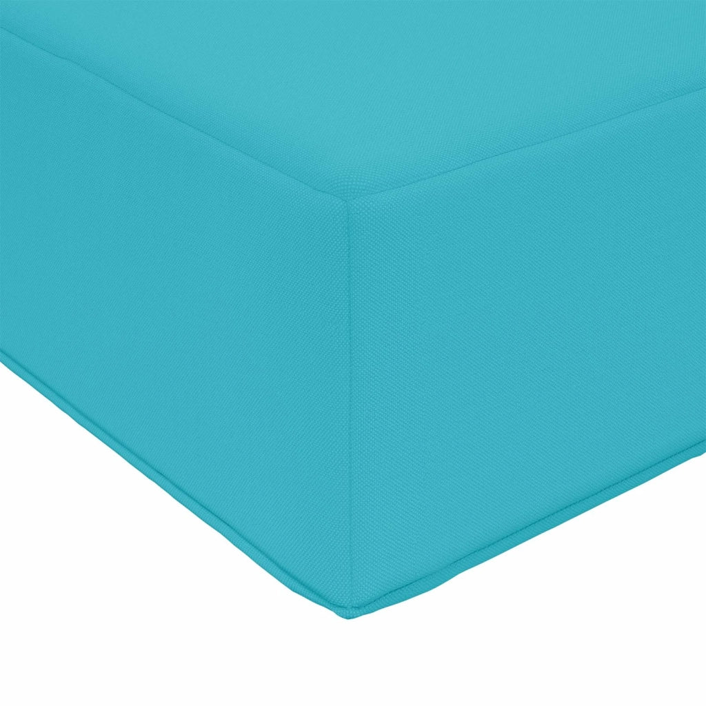 Cuscino per sedie | Cuscino per divano da esterno Turchese 80 x 80 x 8 cm