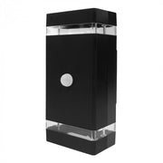 Applique esterna PIR nera 2xGU10 15W Ecolight OE-3CP