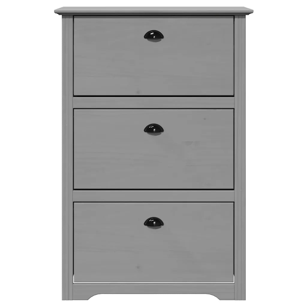 Scarpiera BODO Grigia 80x35x118 cm 4016883