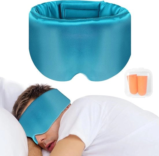Slaapmasker con cintura regolabile - oculare bloccanti per la luce - blu