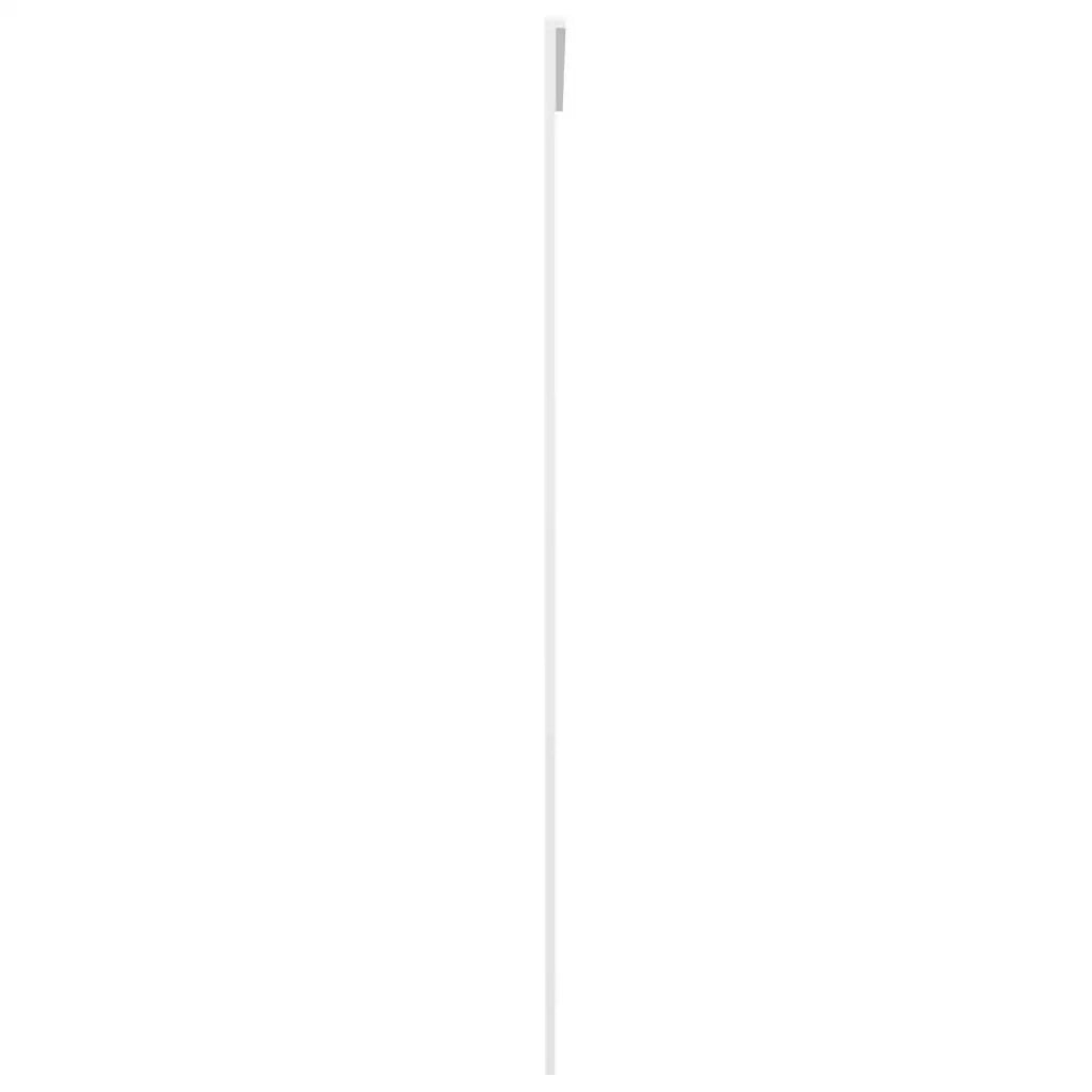 Porta Scorrevole in Vetro ESG e Alluminio 102,5x205 cm Bianca 151676
