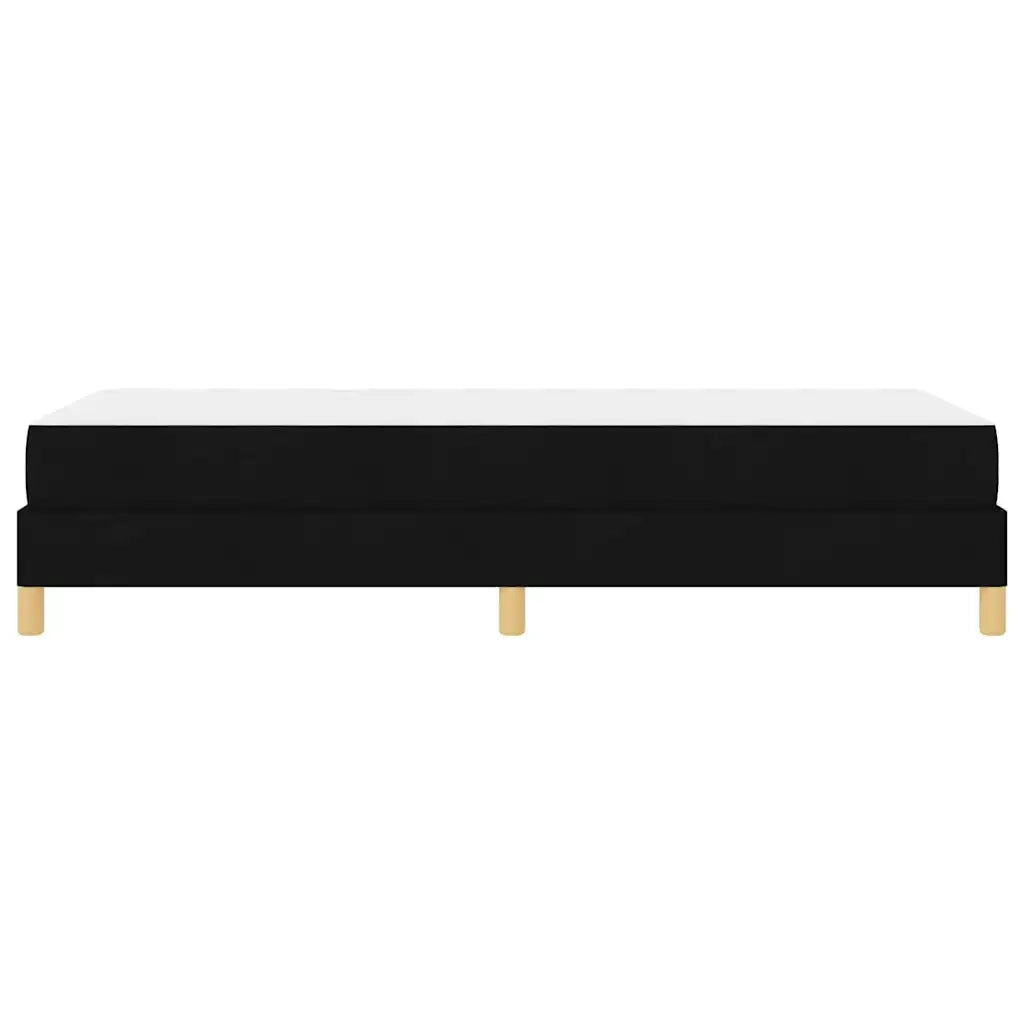 Letto a molle con materasso Nero 100 x 200 cm Tessuto 3398544