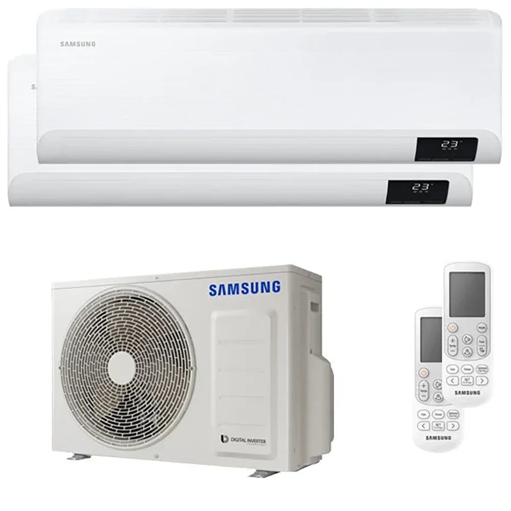 Climatizzatore Condizionatore Dual Split Inverter Samsung Serie CEBU 12000+12000 btu con AJ040TXJ2K A+++ Wi-Fi 12+12