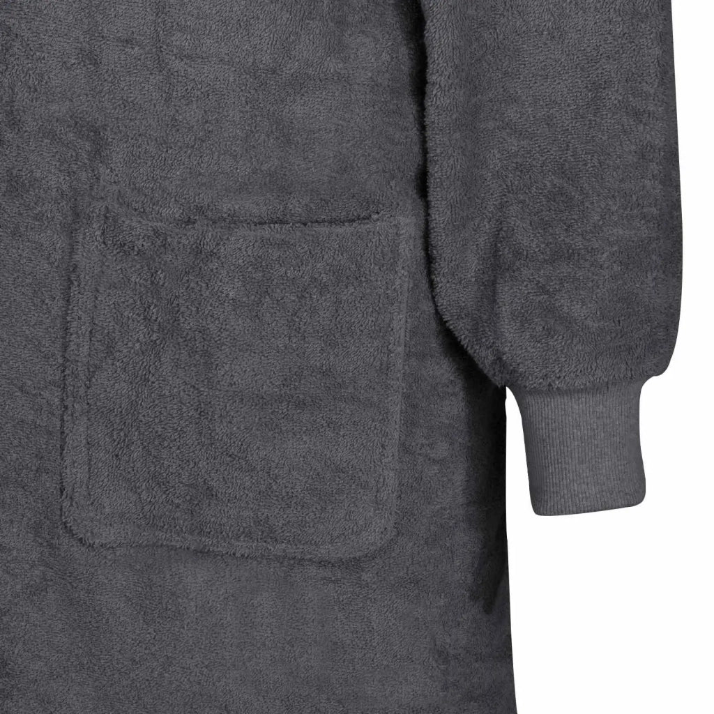 Felpa coperta KINN Antracite XXL Cotone 4100897