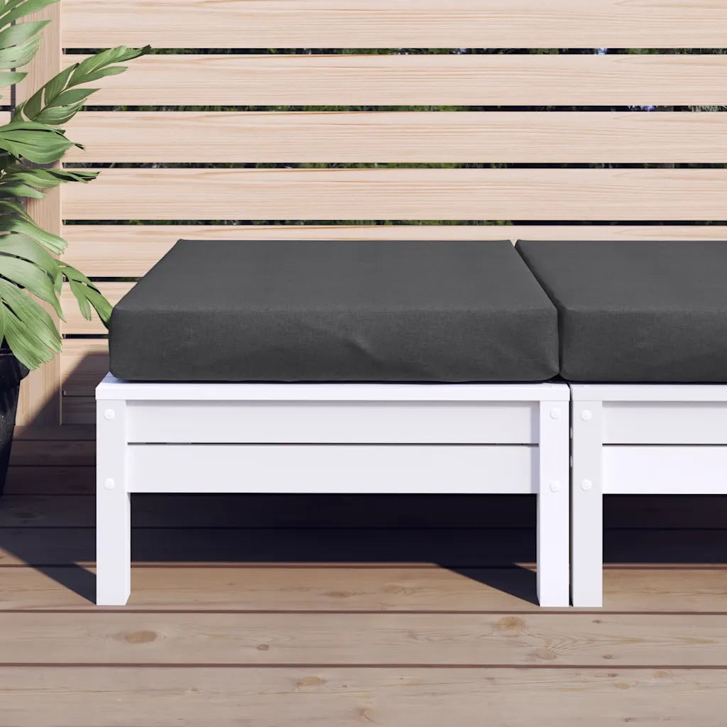 Cuscino per Pallet Antracite Mélange 60x60x9,5 cm in Tessuto 4002662