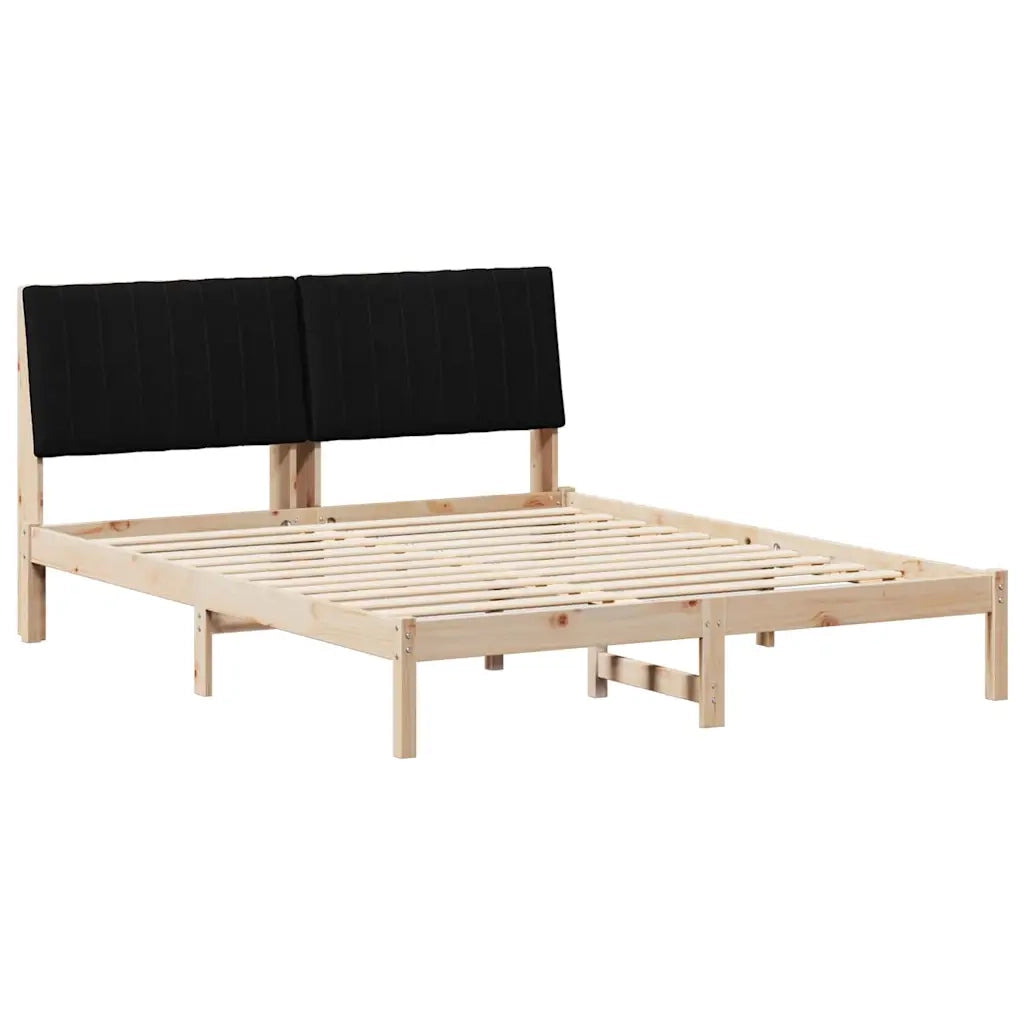 Struttura del letto-Giroletto Marrone 150 x 200 cm Pino massello 760079