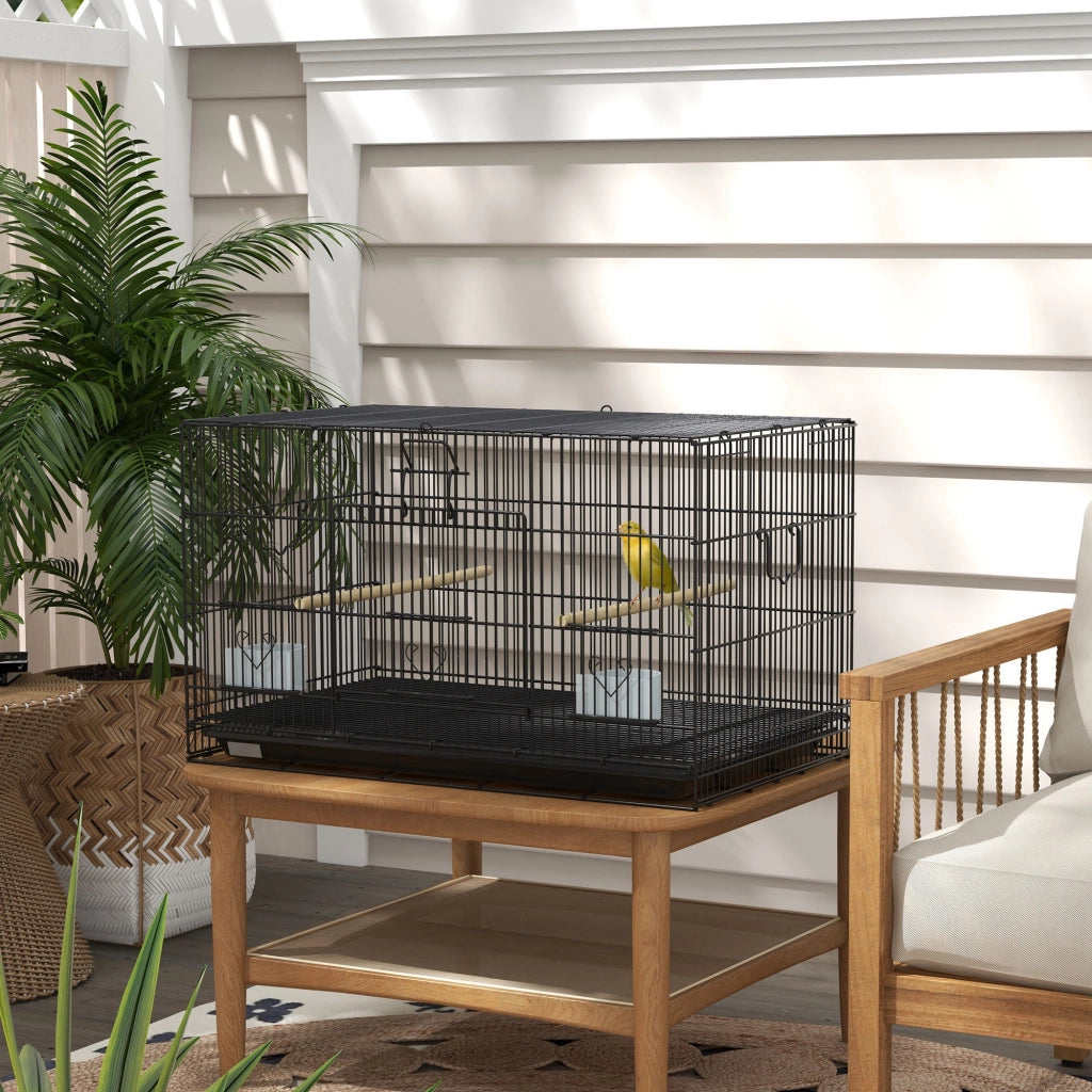 Gabbia per Uccelli ¨C Minimal ¨C Nero 77x46x45 cm