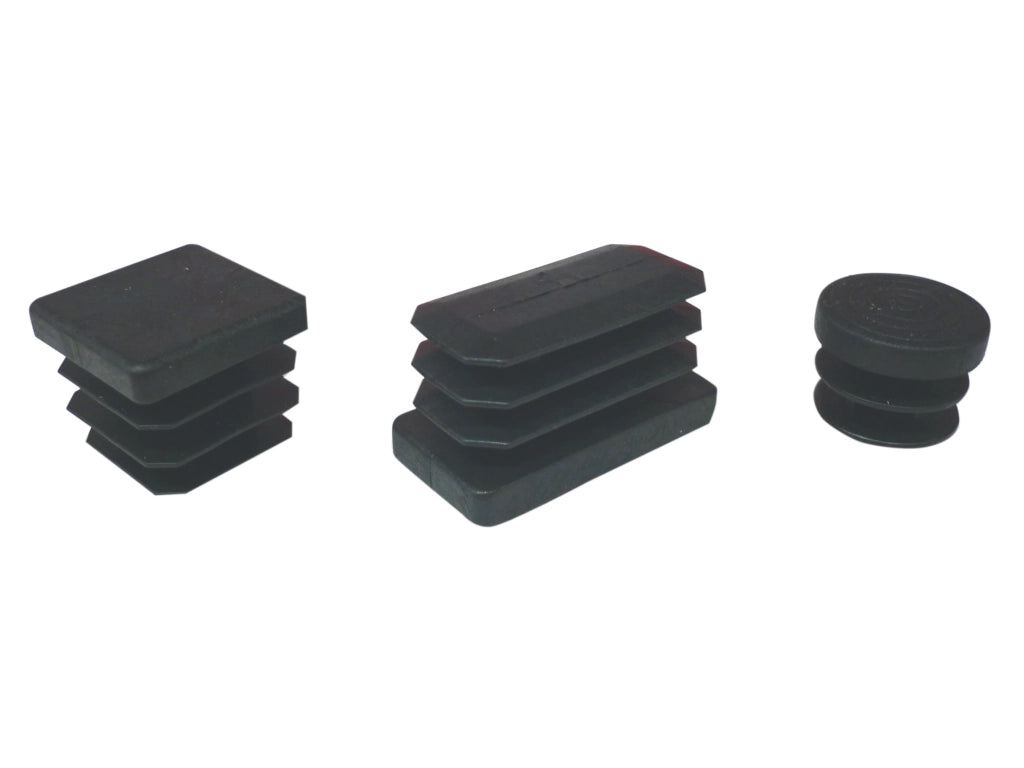 PUNTALE ALETTATO RETTANGOL 20X40 MM PLAST NERO*- 100,0 pz