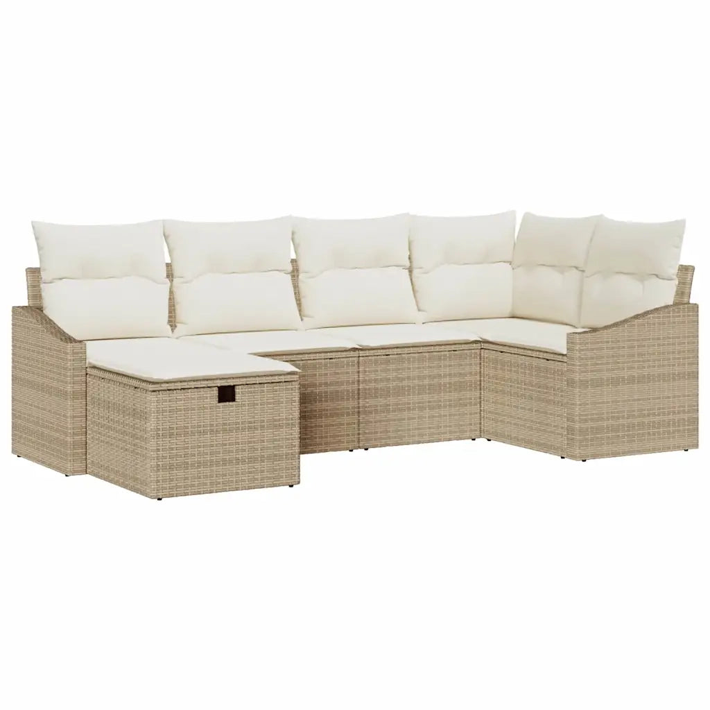 Set di divani con cuscino 7 pcs polyrattan