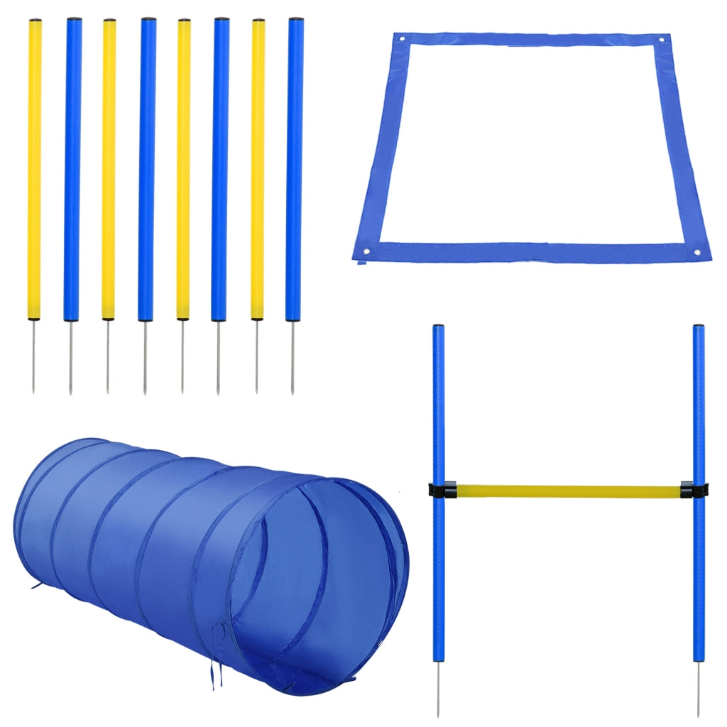 Set Agility per Cani ¨C zephmum ¨C Giallo e Blu
