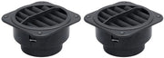 Ventilatore di Scarico Rotativo Autoattivato a 2 pezzi 75mm per Riscaldamento del Pavimento