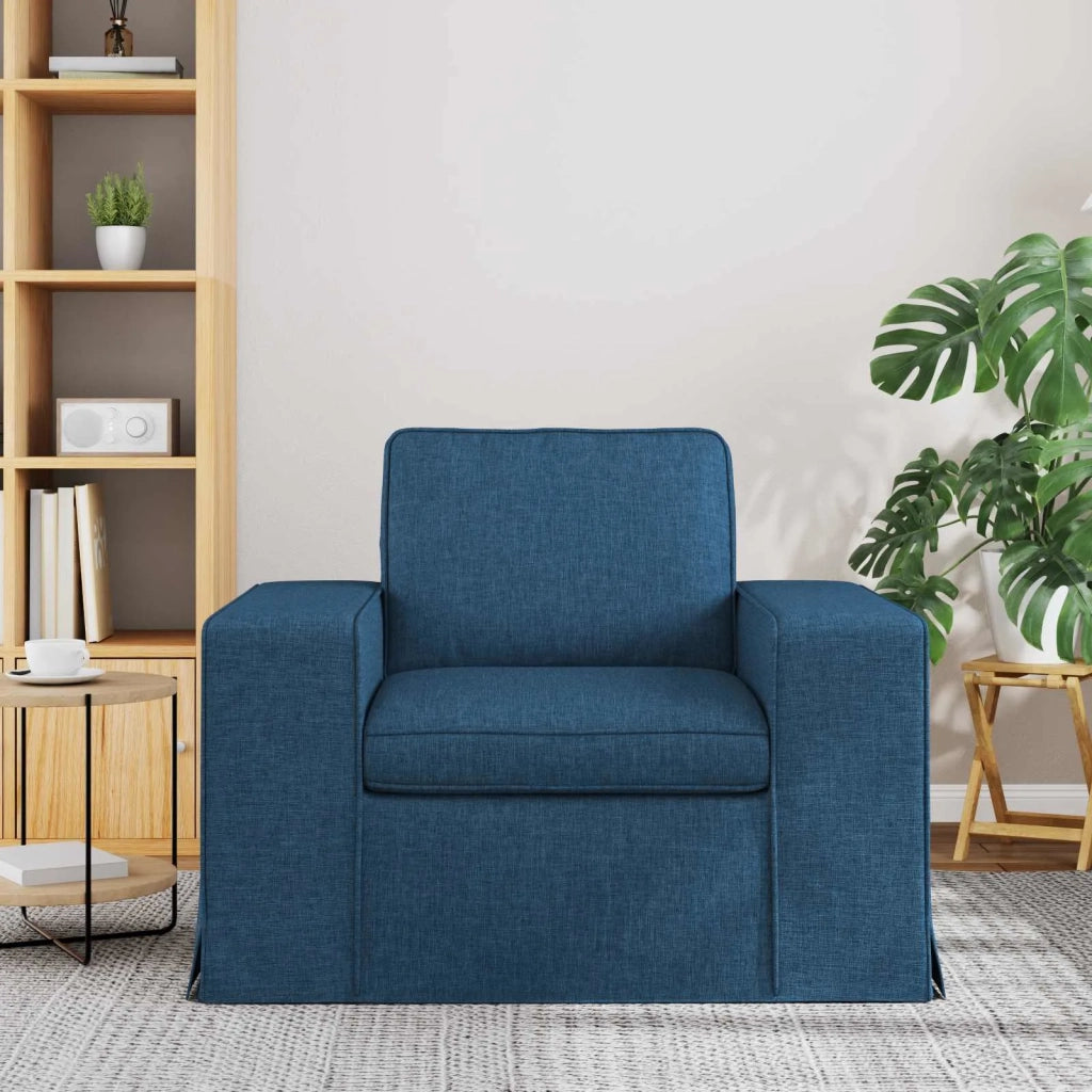 Divano Blu 103 x 80 x 82 cm Tessuto